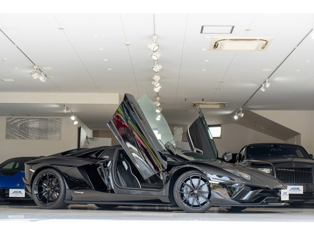 2020y　ランボルギーニ　アヴェンタドールS　ロードスター　正規ディーラー車　ブランディングPKG　パワークラフト可変付マフラー　純正鍛造ハイグロスブラック20インチAW　ガラスエンジンフード