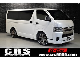 トヨタ ハイエースバン 2.8 スーパーGL ダークプライムII ロングボディ ディーゼルターボ ・ホワイトパールクリスタルシャイン・両側