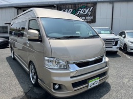 トヨタ ハイエース 2.7 グランドキャビン ファインテックツアラー ワンオーナー禁煙フルカスタム車両