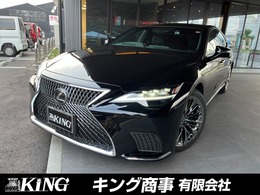 レクサス LS 500h エグゼクティブ 4WD 3眼LED　サンルーフ　セミアニリン本革　12