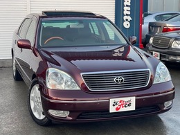 トヨタ セルシオ 4.3 B仕様 eRバージョン サンルーフ/前後ソナー/黒革/ヒーター/ベン