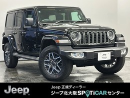 ジープ ラングラー アンリミテッド サハラ 4WD 登録済未使用車　LED　革シート　アダプテ