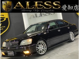 トヨタ クラウンアスリート 3.0 G 後期型　ブラック全塗装　ハーフフルエアロ