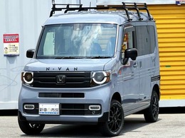 ホンダ N-VAN 660 ファン ターボ 4WD オリジナル黒カスタム/車検対応/2インチUP
