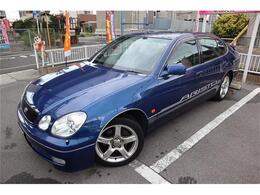 トヨタ アリスト 3.0 V300ベルテックスエディション ツインターボ　黒本革　純正ブルーM　パワ