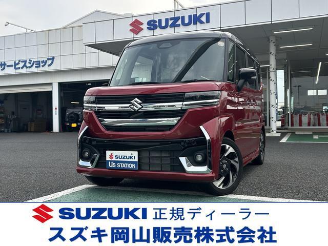 赤の新型スペーシアカスタム入庫しました！！