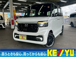 ホンダ N-BOX カスタム 660 ターボ コーディネートスタイル 2トーン 4WD ブラックル-フ/両電動/LED/禁煙/保証書/ASV