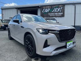 マツダ CX-60 3.3 XDハイブリッド プレミアム スポーツ ディーゼルターボ 4WD ワンオーナー禁煙車　ローダウン　エンブレ