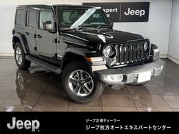 ジープ ラングラー アンリミテッド サハラ 2.0L 4WD ワンオナ革シートヒーターCarPlayナビTVACC