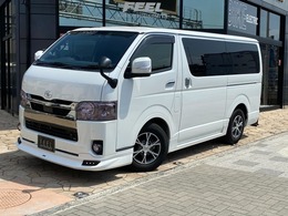 トヨタ ハイエースバン 2.8 スーパーGL ダークプライムII ロングボディ ディーゼルターボ モデリスタエアロ　ワンオーナー