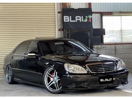 AMG Sクラス S55L サンルーフ/社外ナビ/エアサス/ETC