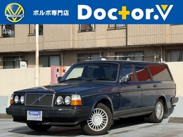 ボルボ 240エステート タック 最終型　ブルーインテリア