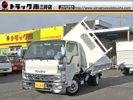 いすゞ エルフ 3.0DT 3トン三転強化ダンプ リアピン付き　衝突軽減ブレーキ　車線逸脱
