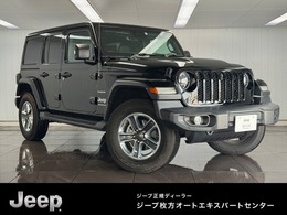 ジープ ラングラー アンリミテッド サハラ 2.0L 4WD LEDライトBカメラレザ-シ-ト＆ヒ-タCarPlay
