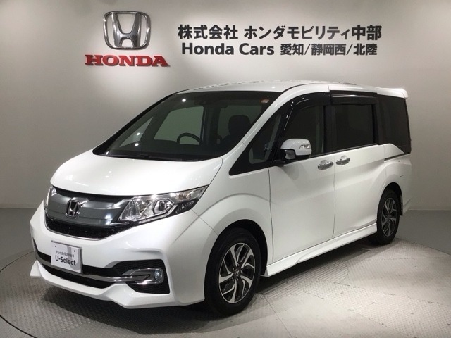 全国納車可 第三者機関証明書付 1年保証 ワンオ-ナ- ナビVXM-175VFNi TV Rカメラ CD録音 BTオ-ディオ DVD ETC VSA装備のステップワゴンスパーダ ホンダセンシング入庫！