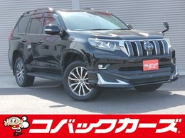 トヨタ ランドクルーザープラド 2.8 TX Lパッケージ ディーゼルターボ 4WD 黒本革/禁煙/8型ナビTV/Btooth/後期/LED