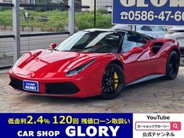 フェラーリ 488スパイダー F1 DCT D車 一年間走行無制限保障付　LEDハンドル