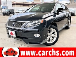 レクサス RXハイブリッド 450h バージョンL ユーザー仕入れ　サンルーフ　黒レザーシー