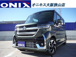 スズキ スペーシア 660 カスタム ハイブリッド XSターボ 新車9インチナビ全方位ETCマットバイザー付