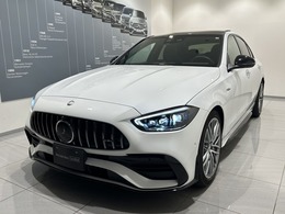 メルセデスAMG Cクラス C43 4マチック (BSG搭載モデル) 4WD MP202501 オパリスホワイト・元デモカー・禁煙車