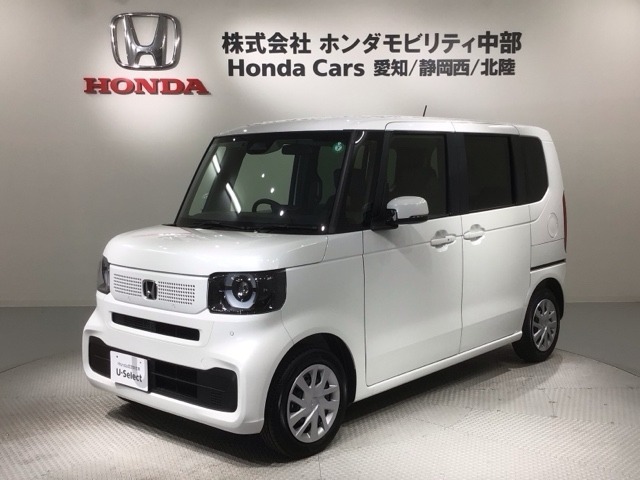 全国納車可 第三者機関証明書付 Honda SENSING 新車保証 試乗禁煙車 ナビLXU-242NBI フルセグ Rカメラ CD録音 BTオーディオ DVD装備のN-BOX ベースグレード入庫！