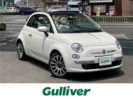 フィアット 500C ツインエアー ラウンジ /禁煙車/社外メモリナビ/電動ルーフ