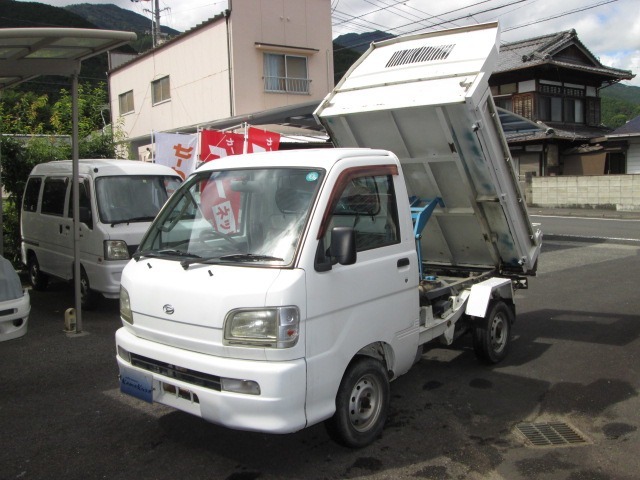 ハイゼットトラック4WD5速・電動油圧ダンプ・エアコン・パワステ・タイベル交換済