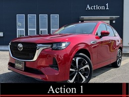 マツダ CX-60 3.3 XDハイブリッド プレミアム モダン ディーゼルターボ 4WD 純正ナビTV　本革　サンルーフ　全周囲B