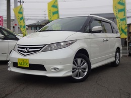 ホンダ エリシオン 2.4 G エアロ HDDナビパッケージ 4WD 純正ナビ/社外テレビ/両側電動スライドドア