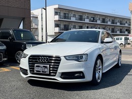 アウディ A5スポーツバック 2.0 TFSI クワトロ Sラインパッケージ 4WD 純正ナビ　フルセグ　ドラレコ　黒革