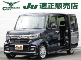 ホンダ N-BOX カスタム 660 L ターボ ナビ フルセグ 半革 LED パドルS 両側電動