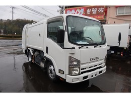 いすゞ エルフ 回転式パッカー車　積載2000Kg フジマイティー5.1立米　汚水タンク付