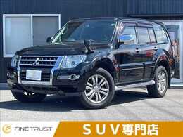 三菱 パジェロ 3.2 ロング エクシード ディーゼルターボ 4WD 純正SDナビ　バックカメラ　ロックフォード