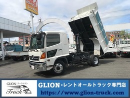 日野自動車 レンジャー 増t7.2積ダンプ・ベッド電動コボレーン ・6MT・エアサスシート　7.2t積　ダンプ