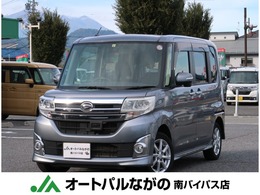 ダイハツ タント 660 カスタム X SA 4WD 衝突軽減装置 SDナビ フルセグTV LEDライト