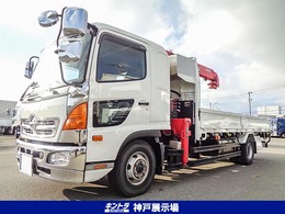 日野自動車 レンジャー 増トン 4段クレーン ラジコン付 フックイン 2.93t吊 最大積載4950kg