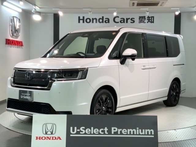 全国納車可 第三者機関証明書付 H SENSING 最長5年保証 ナビLXM-237VFNi TV RカメラCD録音 DVD ドラレコETC装備のステップワゴンe:HEVスパーダ ベースグレード入庫！