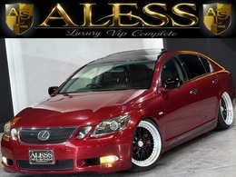 レクサス GS 350 黒革サンルーフ 車高調 WORKマイスター19