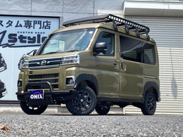 ダイハツ アトレー 660 RS 4WD リフトアップ　バンパーガードルーフラック