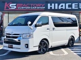 トヨタ ハイエース 2.7 GL ロング ミドルルーフ 4WD 4WD/床パネル施工済/3モニターナビ