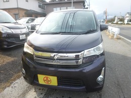 三菱 eKカスタム 660 T eアシスト 夏冬タイヤ付/ターボ/衝突軽減装置付/車検