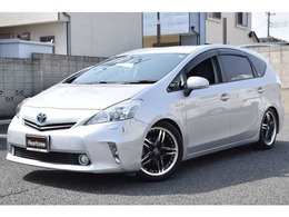 トヨタ プリウスα 1.8 G 7人検R8/9DTVナビBカメLEDヘッド車高調18AW