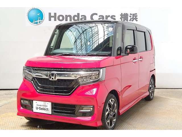 Honda　SENSING（先進の安全運転支援システム）搭載のN-BOXカスタムターボが入庫しました。お気軽にお問合せください！