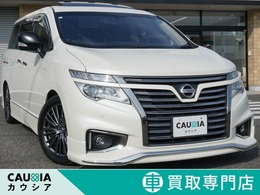 日産 エルグランド 2.5 250ハイウェイスター プレミアム アーバンクロム 買取車Wサンルーフ黒革シート後席モニター