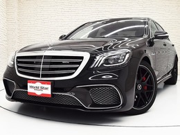 メルセデスAMG Sクラス S63 4マチック プラス ロング 4WD OP270/AMGカーボンP/ショーファーP/黒革