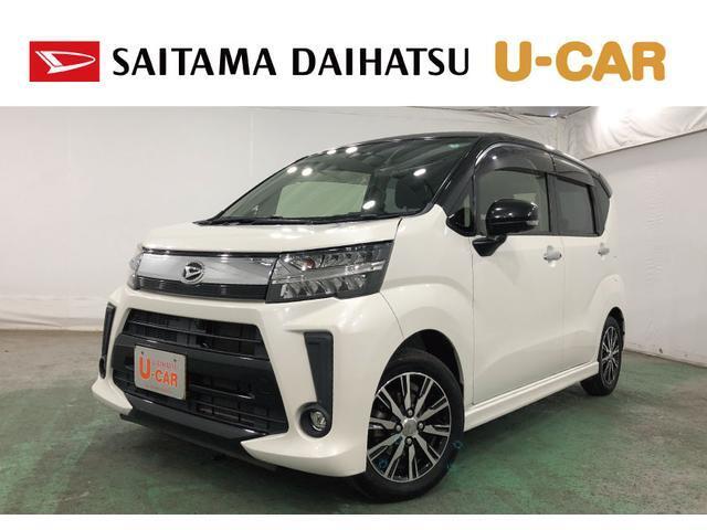 平成30年式　白×黒ツートンカラーのムーヴ入荷しました♪カスタムの洗練されたデザインに黒のルーフが引き立ちます（＾＿＾）/パノラマモニターが付いているので周囲の確認もしやすいですね♪