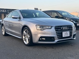 アウディ A5 2.0 TFSI クワトロ Sラインパッケージ 4WD パドルシフト クルーズコントロール 純正ナ