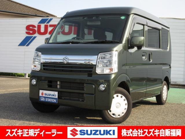 【令和3年式】クールカーキパールメタリック。 ハイゼットカーゴをお探しの方！エブリイの上級グレード【エブリイ ジョインターボ】はいかがですか？