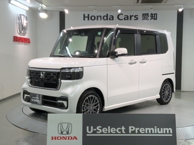 全国納車可 第三者機関証明書付 Honda SENSING 新車保証 ナビVXM-245ZFEi フルセグ Rカメラ BTオ-ディオ ドラレコ シ-トヒ-タ- ETC LEDライト VSA装備のN-BOXカスタム ターボ入庫