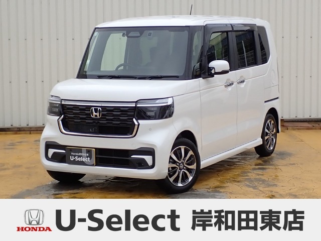 R7年式ホンダセンシング付きN-BOXカスタム入荷しました！元当社社有車！■純正ナビ■Rカメラ■ETC■LED■PSD■ドラレコ
